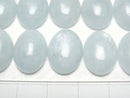 [Video] Namibia Aquamarine AA+ Oval Cabochon 16x12mm 1pc