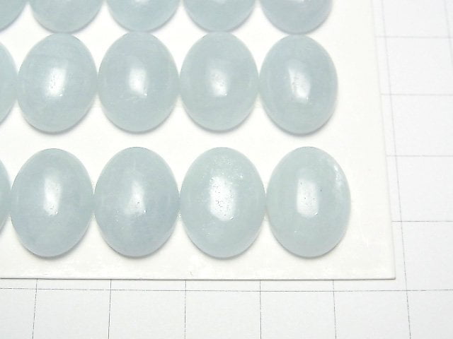 [Video] Namibia Aquamarine AA+ Oval Cabochon 16x12mm 1pc