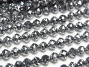 [Video] 2pcs $11.79! Terahertz Triangle Faceted Round 4mm 1strand beads (aprx.15inch / 37cm)