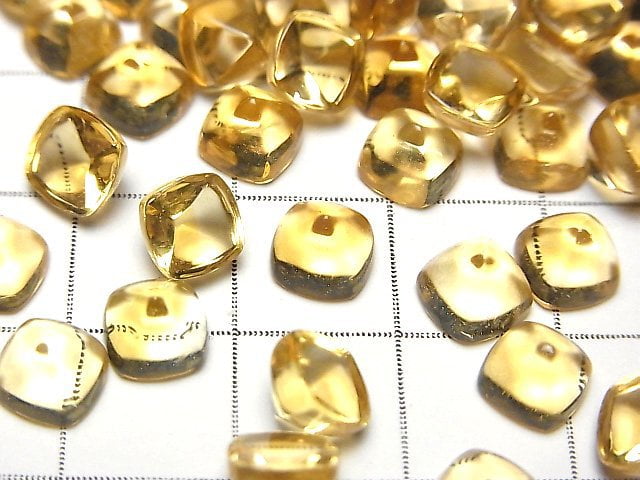 [Video] High Quality Citrine AAA Sugarloaf Cut 6x6mm 4pcs