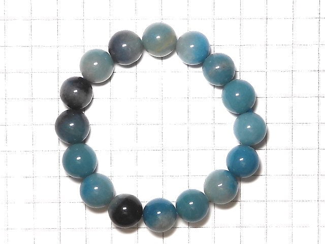 [Video] [One of a kind] Scorzalite Round 12.5mm Bracelet NO.12