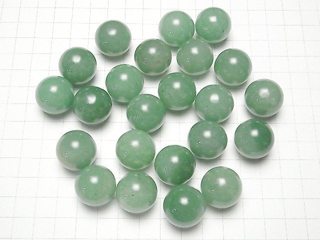 [Video] Green Aventurine Sphere, Round 20mm 1pc