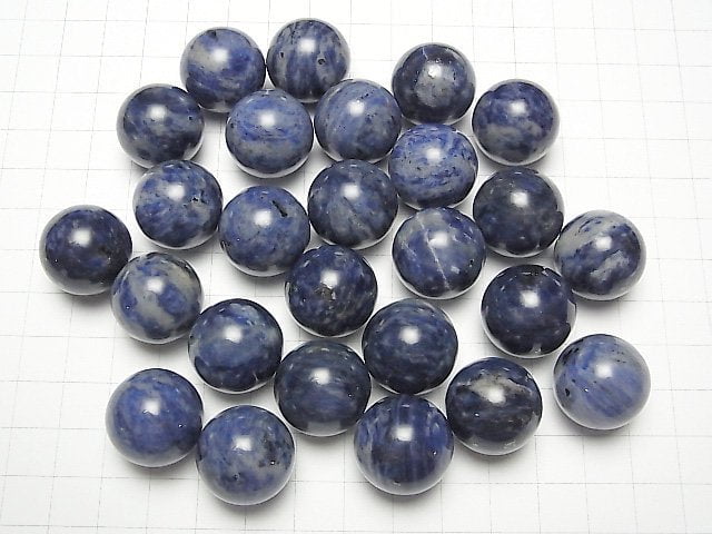 [Video] Sodalite AA Sphere, Round 20mm 1pc