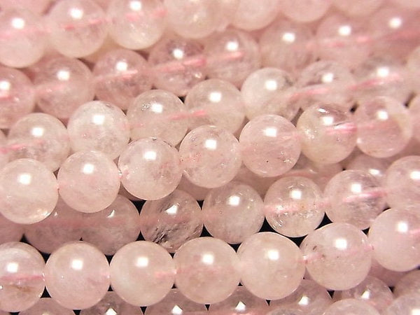 Morganite, Round Gemstone Beads