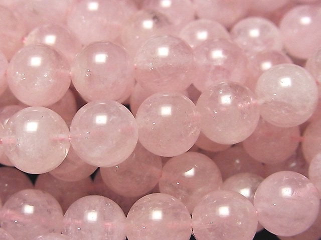 Morganite, Round Gemstone Beads