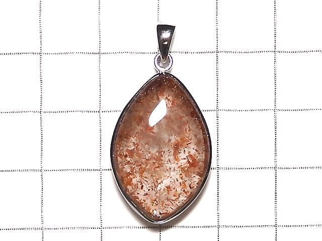 [Video] [One of a kind] High Quality Lepidocrocite in Quartz AAA Pendant Silver925 NO.8