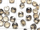 [Video]High Quality Smoky Quartz AAA Loose stone Square Faceted 6x6mm 5pcs