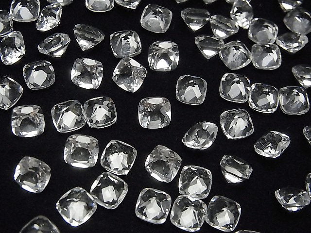 [Video] High Quality Crystal AAA Loose stone Square Faceted 6x6mm 5pcs