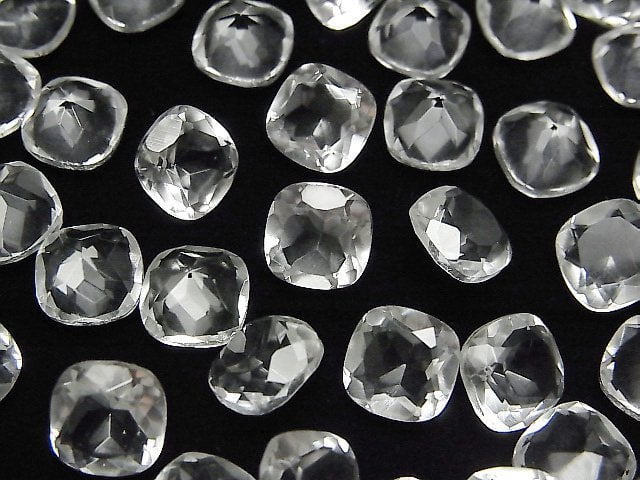 Crystal Quartz, Rectangle Gemstone Beads