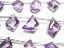 [Video]High Quality Amethyst AAA Fancy Shape Cut 1strand (8pcs)