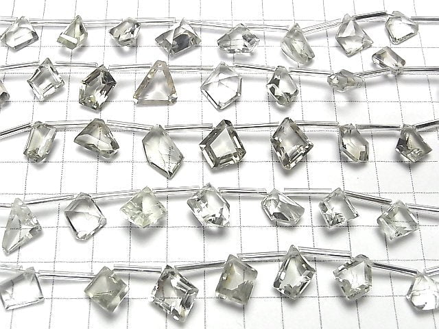 [Video] High Quality Green Amethyst AAA Fancy Shape Cut 1strand (8pcs)