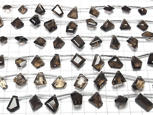 [Video]High Quality Smoky Quartz AAA Fancy Shape Cut 1strand (8pcs)