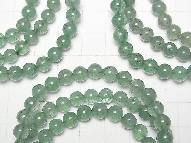 [Video] High Quality Green Aventurine AAA Round 6mm Bracelet