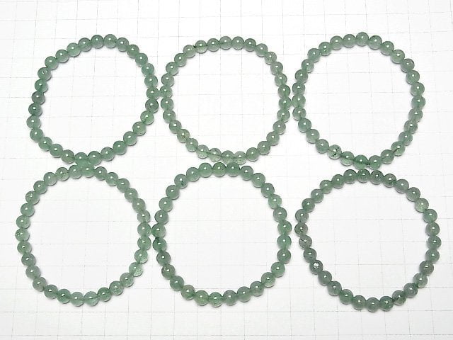 [Video] High Quality Green Aventurine AAA Round 6mm Bracelet