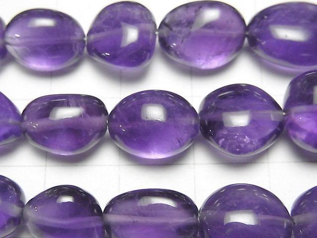 [Video] High Quality Amethyst AA++ Nugget 1strand beads (aprx.7inch / 19cm)