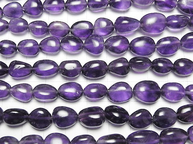 [Video] High Quality Amethyst AA++ Nugget 1strand beads (aprx.7inch / 19cm)