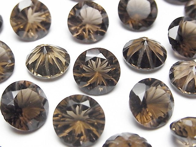 Carving, Smoky Quartz Gemstone Beads