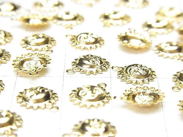 14KGF Charm Sun 9mm 1pc