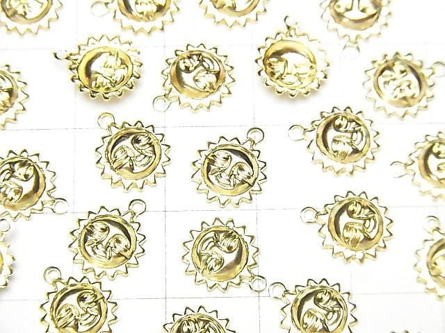 14KGF Charm Sun 9mm 1pc