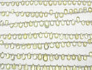 [Video] High Quality Chrysoberyl AAA Pear shape Faceted Briolette half or 1strand beads (aprx.7inch / 18cm)