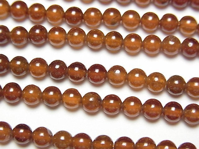 Garnet, Round Gemstone Beads