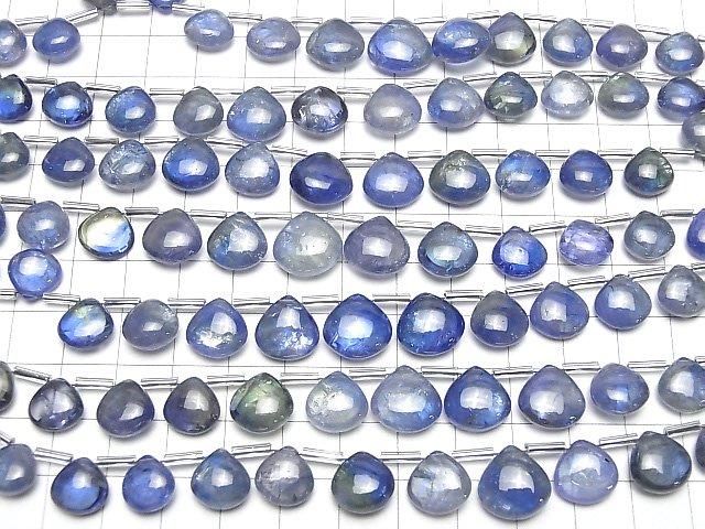 [Video]High Quality Bi-color Tanzanite AAA- Chestnut (Smooth) half or 1strand (14pcs )