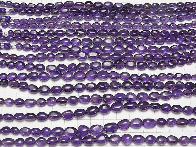 [Video] High Quality Amethyst AA++ Nugget 1strand beads (aprx.7inch / 18cm)