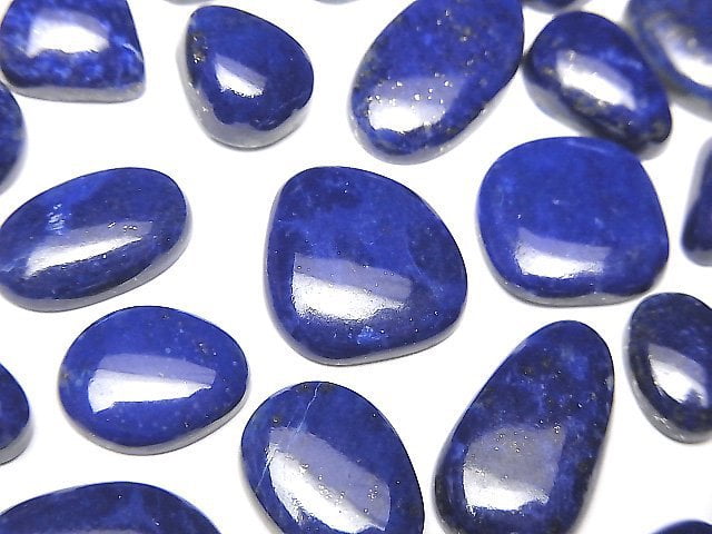 [Video]High Quality Lapislazuli AAA- Loose stone Freeform Cabochon 5pcs