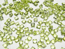 [Video] High Quality Peridot AAA Loose stone Square Faceted 3x3mm 10pcs