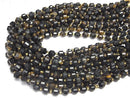 [Video] Mix Tiger's Eye AA++ Double Point Faceted Tube 8x7mm 1strand beads (aprx.14inch / 35cm)
