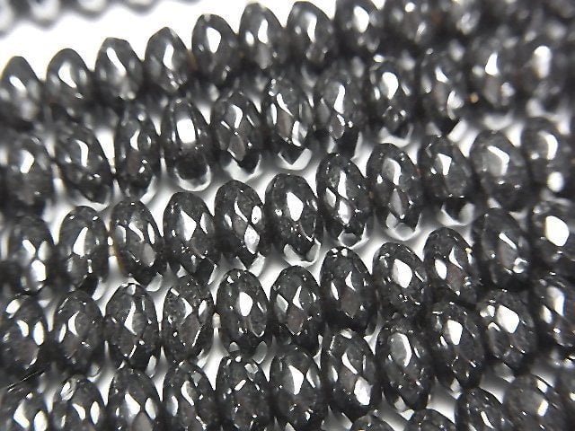 Hematite, Roundel Gemstone Beads