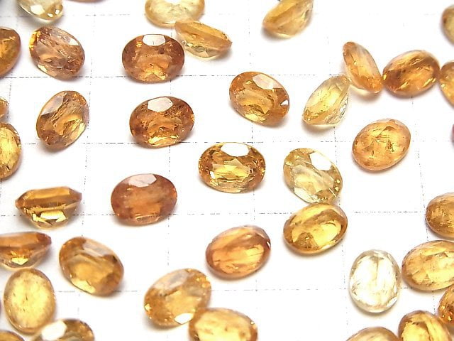 [Video]High Quality Imperial Topaz AAA- Loose stone Oval Faceted 8x6mm 2pcs