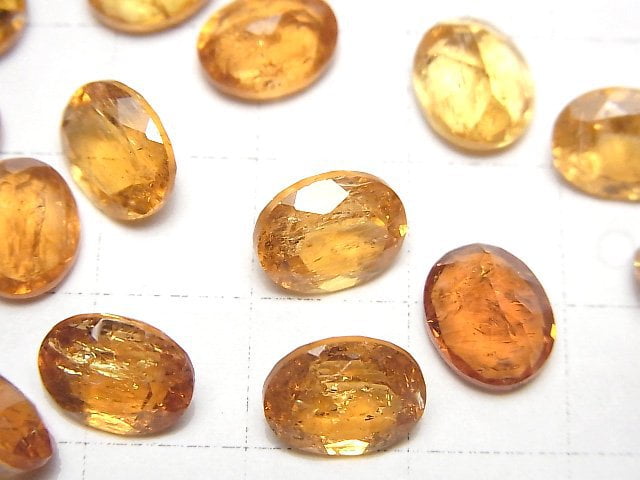 [Video]High Quality Imperial Topaz AAA- Loose stone Oval Faceted 10x8mm 2pcs