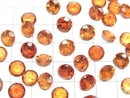 [Video]High Quality Imperial Topaz AAA- Loose stone Round Faceted 8x8mm 1pc