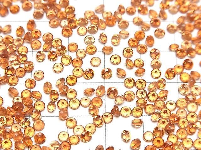 [Video]High Quality Imperial Topaz AAA- Loose stone Round Faceted 3x3mm 5pcs