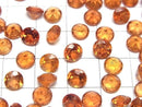 [Video]High Quality Imperial Topaz AAA- Loose stone Round Faceted 6x6mm 1pc