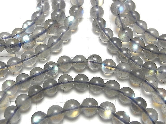 [Video] High Quality Labradorite AAA Round 6mm Bracelet