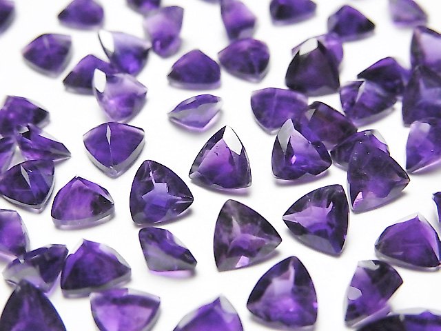 Amethyst, Triangle Gemstone Beads