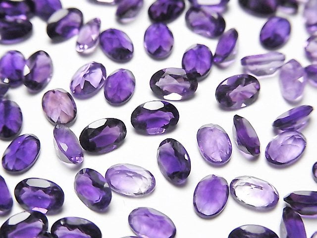 Amethyst, Oval Gemstone Beads