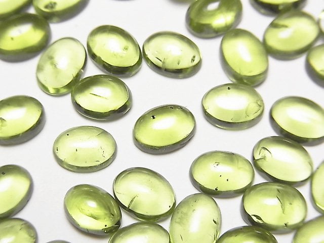 Cabochon, Peridot Gemstone Beads