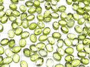 [Video]High Quality Peridot AAA- Oval Cabochon 8x6mm 2pcs