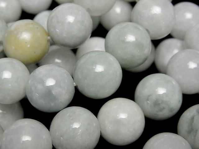 [Video] Burmese Jadeite AA mixed color Round 14mm Bracelet