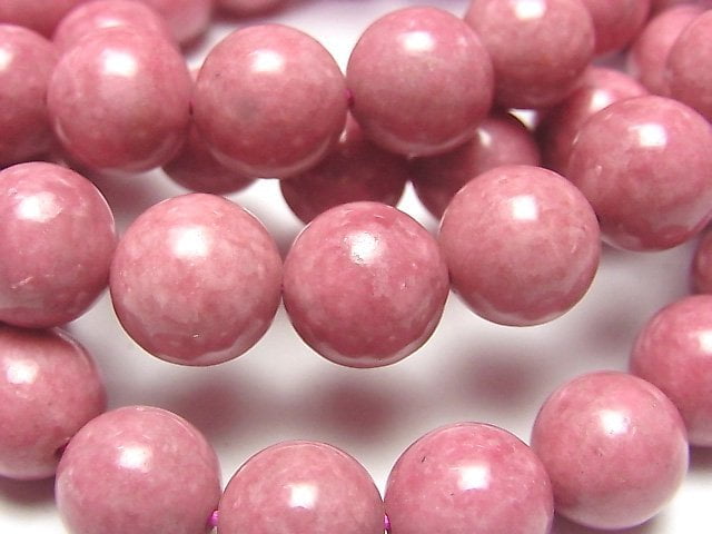 Accessories, Bracelet, Rhodonite, Round Gemstone Beads