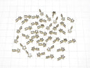 [Video] Metal parts Star motif charm 10x6mm Gold color (with CZ) 2pcs
