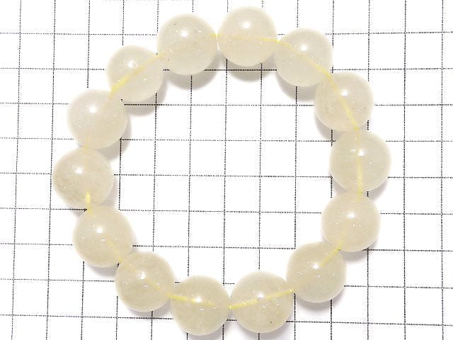 [Video] [One of a kind] Libyan Desert Glass Round 15mm Bracelet NO.220