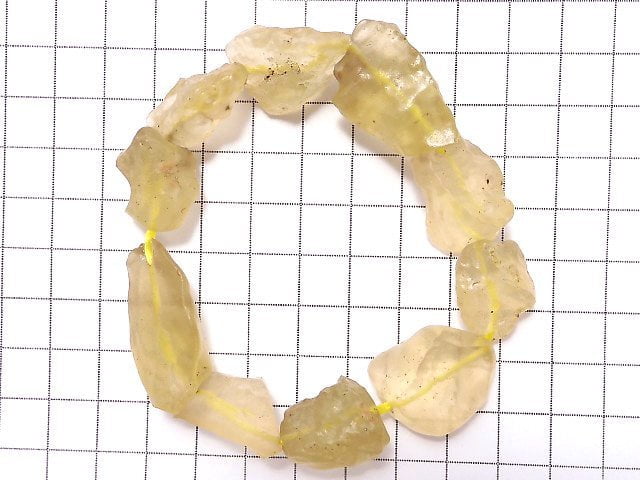 [Video] [One of a kind] Libyan Desert Glass Rough Rock Nugget Bracelet NO.11