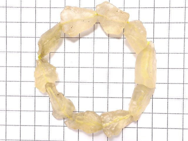 [Video] [One of a kind] Libyan Desert Glass Rough Rock Nugget Bracelet NO.15