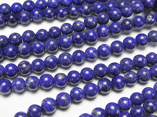 [Video] Lapislazuli AA+ Round 4.5mm 1strand beads (aprx.15inch/37cm)