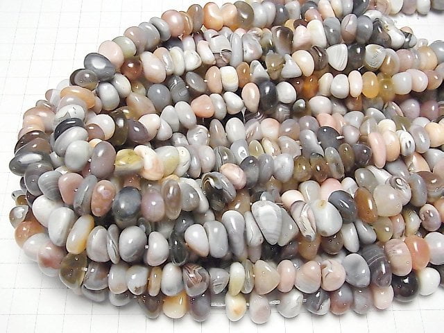 [Video] Pink Botswana Agate Nugget 1strand beads (aprx.15inch / 38cm)