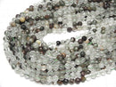 Garden Quartz AA++ Star Faceted Round 6mm 1strand beads (aprx.15inch / 36cm)